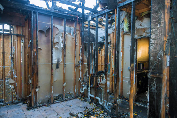 Professional Fire Damage Assessment technician working in Jacksonville Beach, FL